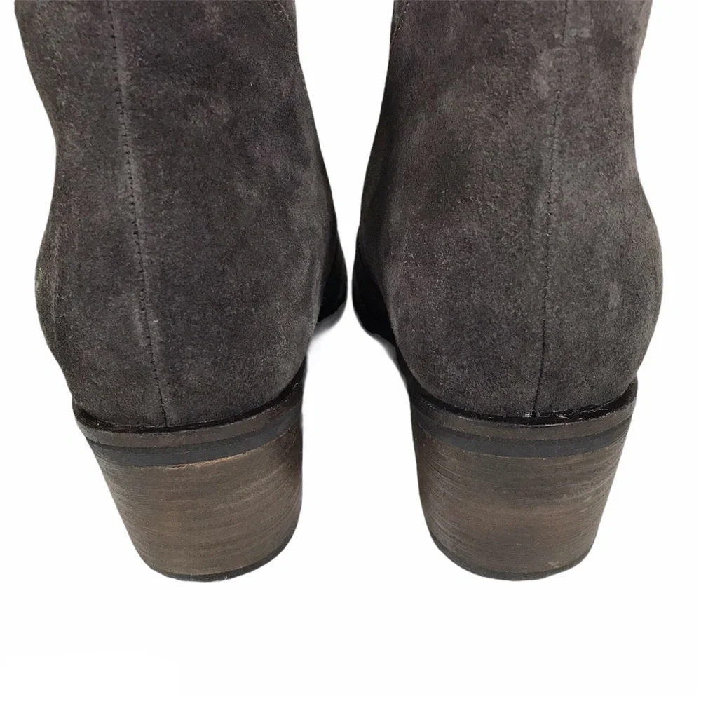 DOLCE VITA Teague Suede Ankle Booties Anthracite